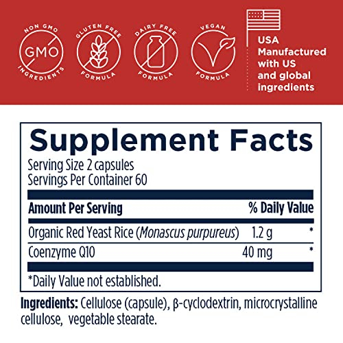 Foto 5 pulgar | Diseños De Suplementos Para La Salud Ryr Synergy Red Yeast Rice - Venta Internacional.