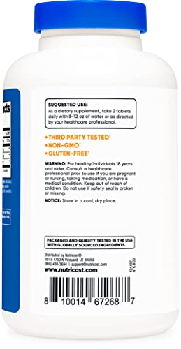 Foto 4 pulgar | Suplemento Nutricost De Glucosamina 1800 Mg Con Condroitina Y Msm - Venta Internacional.