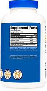 Foto 4 | Suplemento Nutricost De Glucosamina 1800 Mg Con Condroitina Y Msm - Venta Internacional.