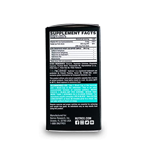 Foto 4 pulgar | Píldoras Para Bajar De Peso Nutrex Research Lipo-6 Black Hers - Venta Internacional.