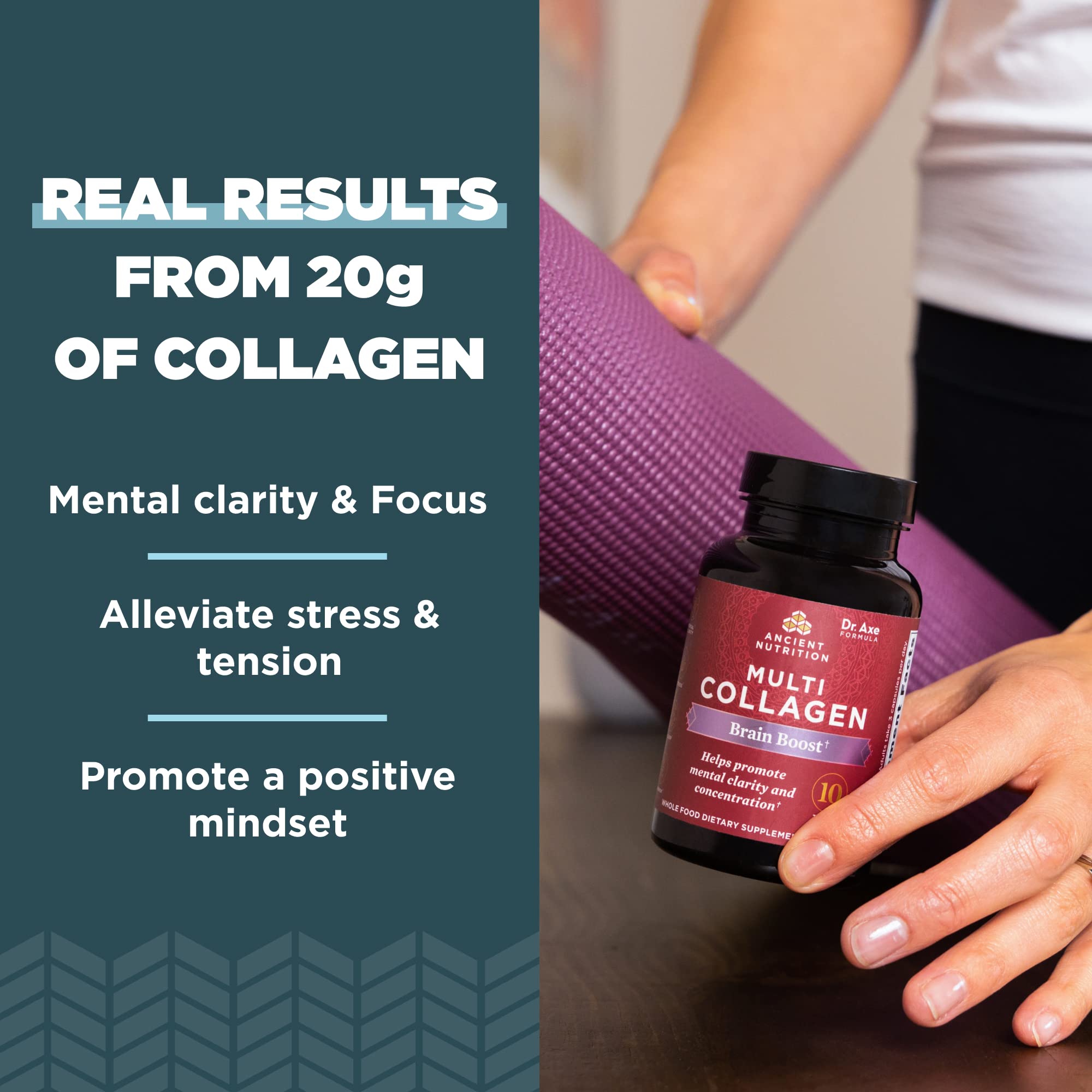Foto 4 pulgar | Suplemento De Ancient Nutrition, Proteína De Colágeno, Refuerzo Cerebral - Venta Internacional.