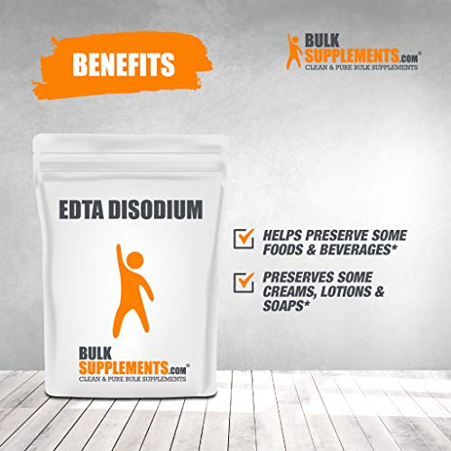 Foto 3 pulgar | Powder Bulksupplements.com Edta Disódico 500 G De Hígado Renal - Venta Internacional.