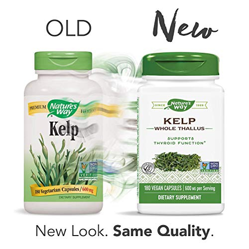 Foto 3 pulgar | Suplemento Nature's Way Kelp, 600 Mg, Sin Ogm, 180 Cápsulas - Venta Internacional.