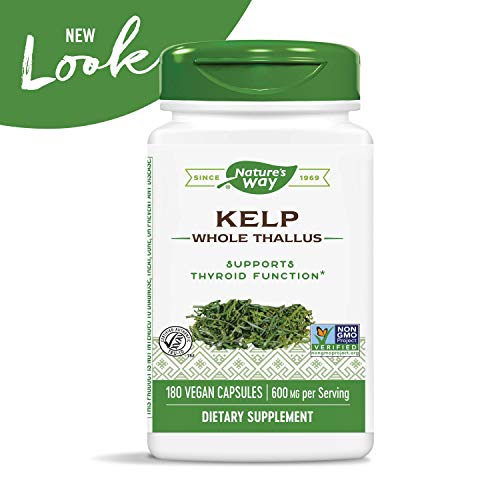Foto 4 pulgar | Suplemento Nature's Way Kelp, 600 Mg, Sin Ogm, 180 Cápsulas - Venta Internacional.