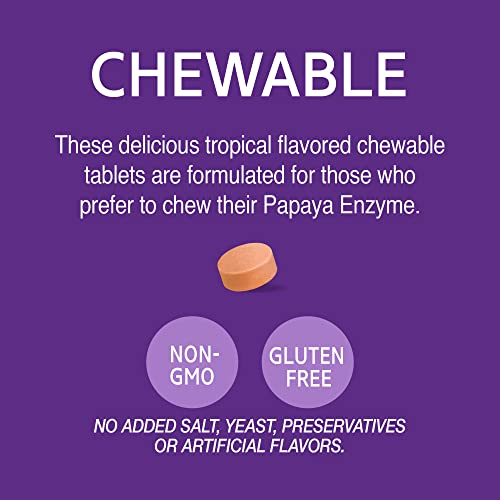 Foto 4 pulgar | Tabletas Masticables 21st Century Papaya Enzyme Tropical, 100 Unidades - Venta Internacional.