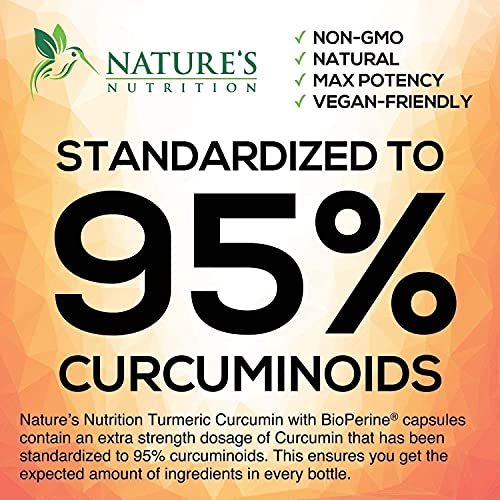 Foto 4 pulgar | Suplemento De Curcumina Con Cúrcuma De Nature's Nutrition 1950 Mg - 60  - Venta Internacional.
