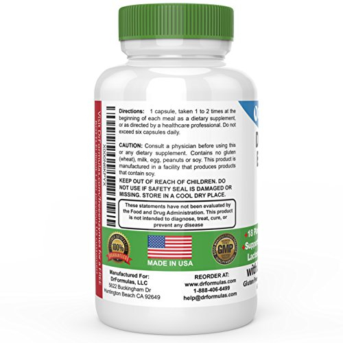 Foto 4 pulgar | Digestive Enzymes Drformulas Digestion Support 60 Cápsulas - Venta Internacional.