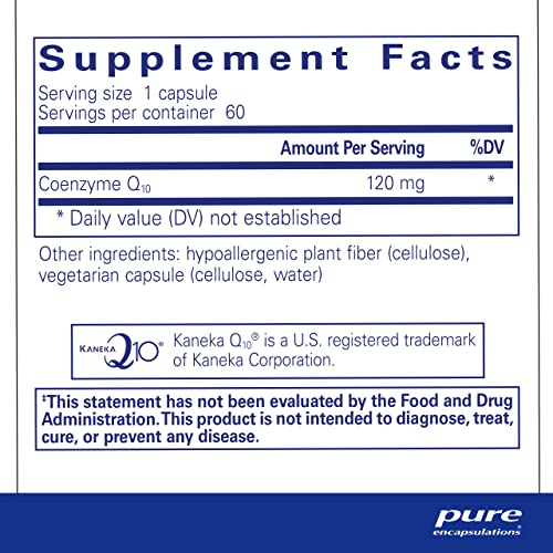 Foto 3 pulgar | Suplemento De Coq10 De Pure Encapsulations 120 Mg Con 60 Cápsulas - Venta Internacional.
