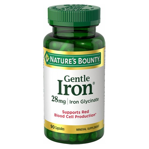 Foto 2 pulgar | Suplemento Nature's Bounty Gentle Iron 90 Cápsulas - Venta Internacional.