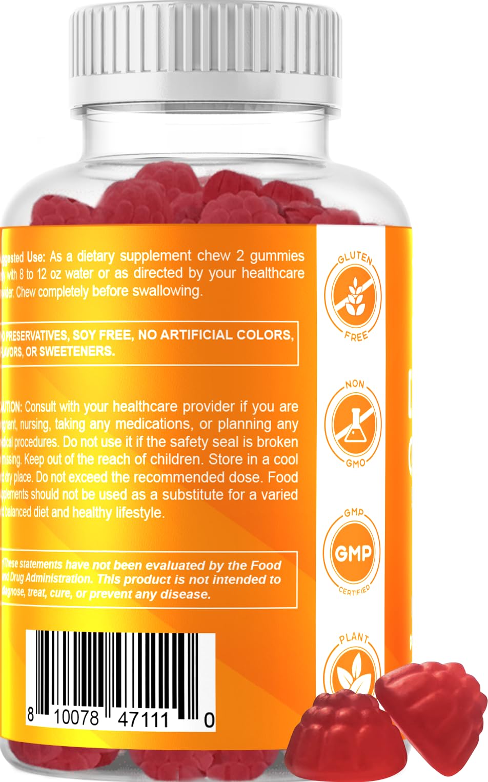 Foto 5 | Gomitas De Suplemento Vitamático Con Vitamina D3 K2, 60 Unidades - Venta Internacional.