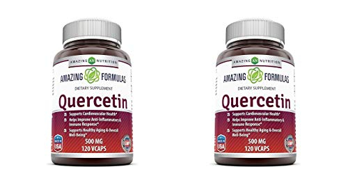 Foto 2 pulgar | Supplement Amazing Formulas, 500 Mg De Quercetina, Apoya La Salud - Venta Internacional.