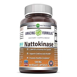 Foto 1 | Suplemento Dietético Amazing Formulas Nattokinase 100 Mg 90 Cápsulas - Venta Internacional.