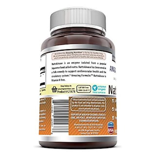 Foto 2 | Suplemento Dietético Amazing Formulas Nattokinase 100 Mg 90 Cápsulas - Venta Internacional.