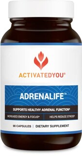 Foto 1 | Suplemento Activatedyou Adrenalife Adrenal Support 90 Cápsulas - Venta Internacional.