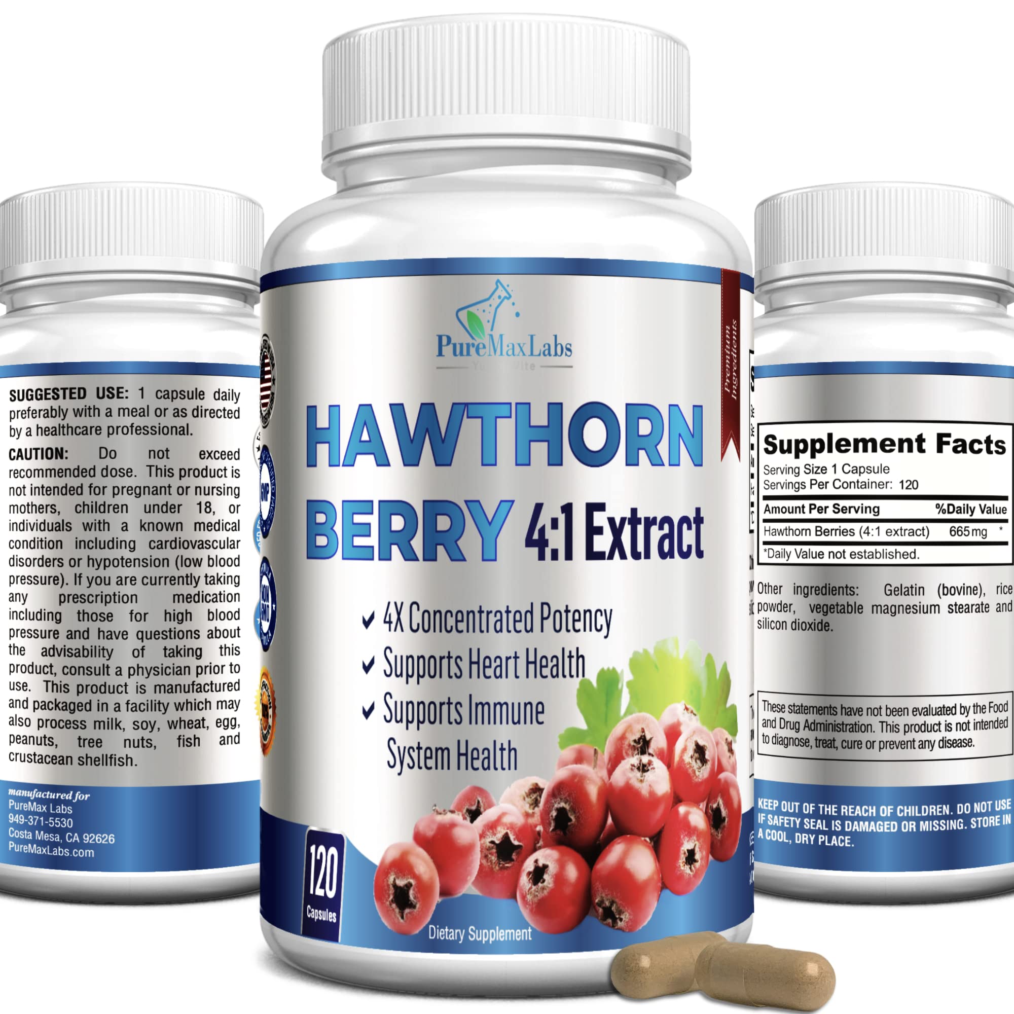 Foto 1 | Suplemento Yummyvite Extracto 4:1 De Baya De Espino Blanco 2660 Mg - Venta Internacional.