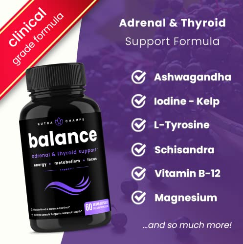 Foto 3 | Suplemento Nutrachamps Para El Apoyo Tiroideo Y Suprarrenal - Venta Internacional.