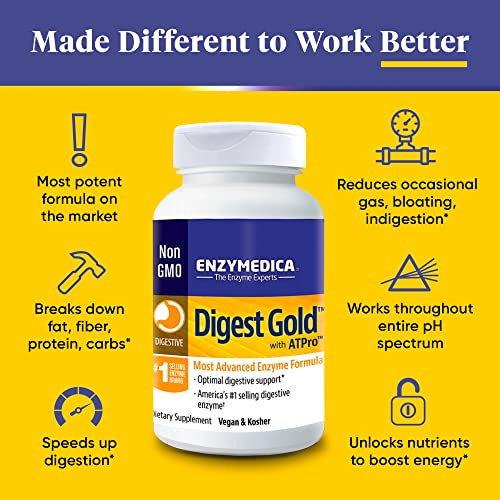 Foto 6 pulgar | Suplemento Enzymedica Digest Gold + Atpro 180 Cápsulas - Venta Internacional.