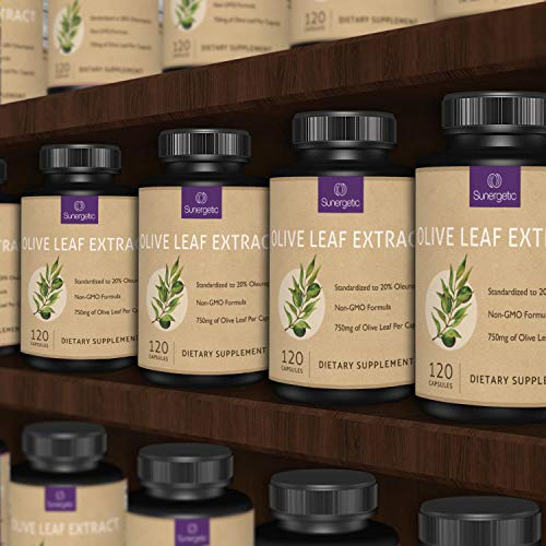 Foto 4 | Suplemento De Extracto De Hoja De Olivo Sunergetic 750 Mg 120 Cápsulas - Venta Internacional.
