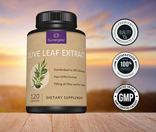 Foto 8 pulgar | Suplemento De Extracto De Hoja De Olivo Sunergetic 750 Mg 120 Cápsulas - Venta Internacional.