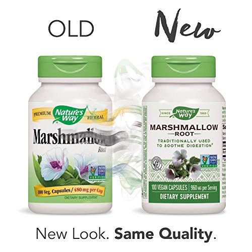 Foto 2 | Suplemento Nature's Way De Raíz De Malvavisco 100 Cápsulas 960 Mg - Venta Internacional.