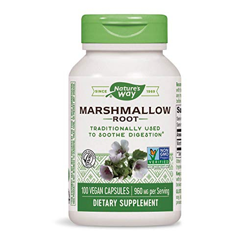 Foto 5 pulgar | Suplemento Nature's Way De Raíz De Malvavisco 100 Cápsulas 960 Mg - Venta Internacional.