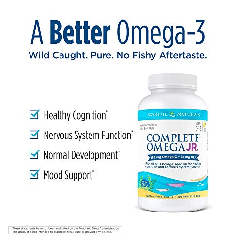 Suplemento Nordic Naturals Complete Omega Jr 180 Cápsulas Blandas - Venta Internacional.