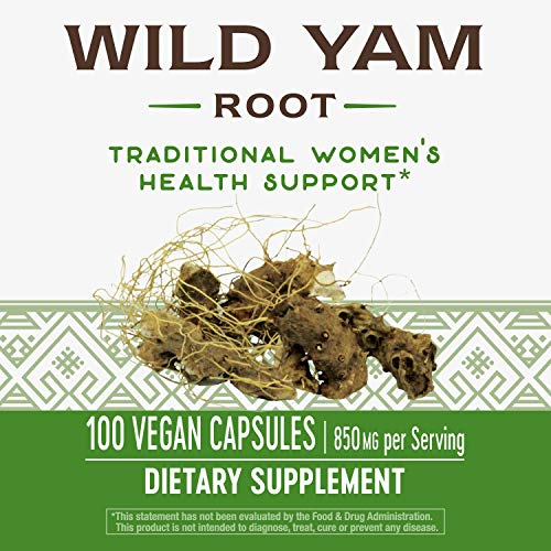 Suplemento Nature's Way De Raíz De Ñame Silvestre 850 Mg 100 Cápsulas - Venta Internacional.