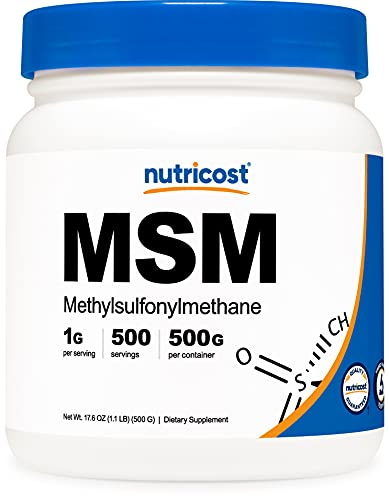 Foto 2 pulgar | Msm Powder Nutricost Pure 500 G (metilsulfonilmetano) - Venta Internacional.