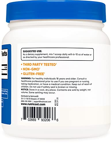 Foto 5 pulgar | Msm Powder Nutricost Pure 500 G (metilsulfonilmetano) - Venta Internacional.
