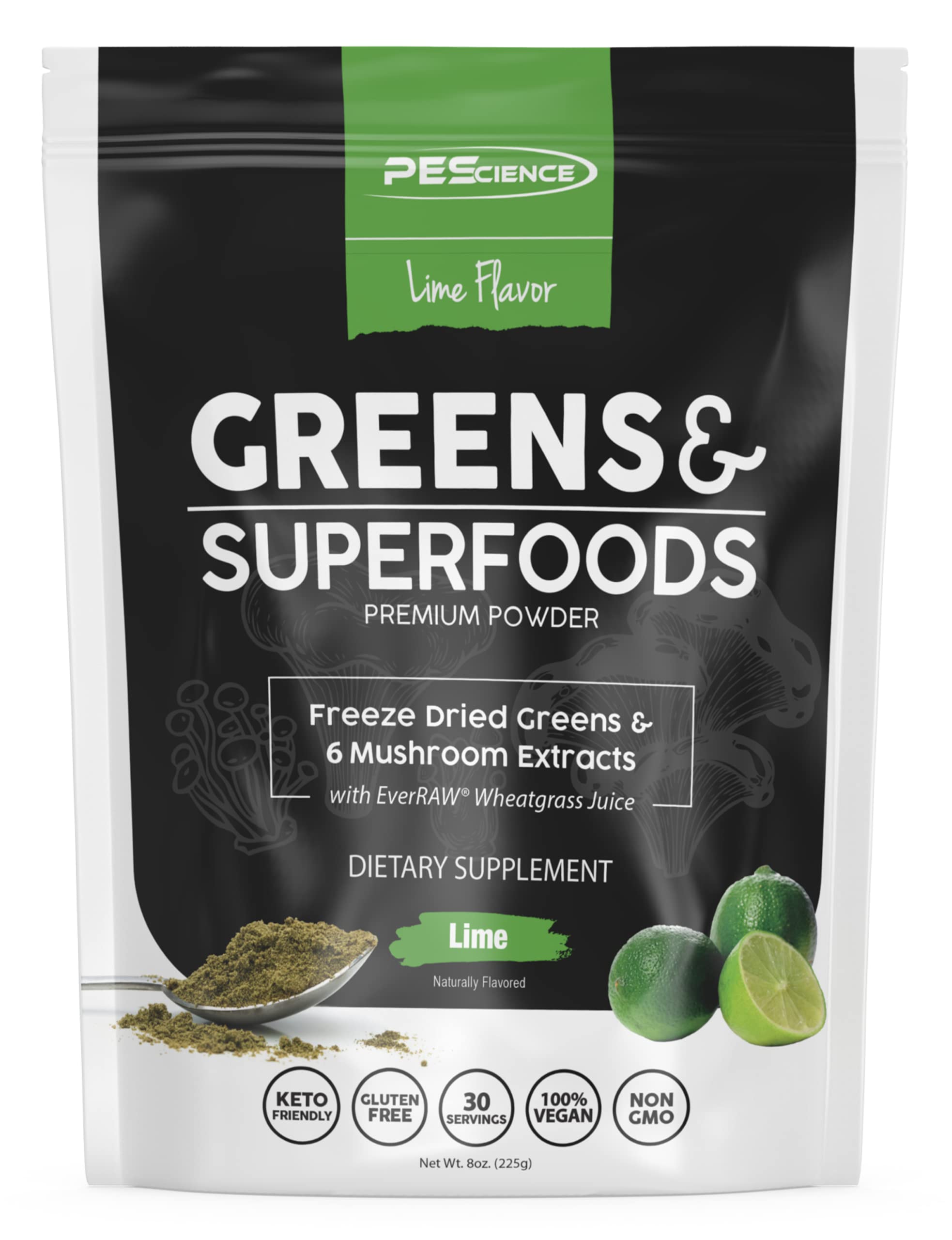 Foto 2 pulgar | Suplemento Pescience Greens & Superfoods Con Sabor A Lima, 30 Porciones - Venta Internacional.