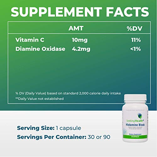 Foto 7 pulgar | Supplement Seeking Health Histamine Block Dao 10,000 Hdu - Venta Internacional.