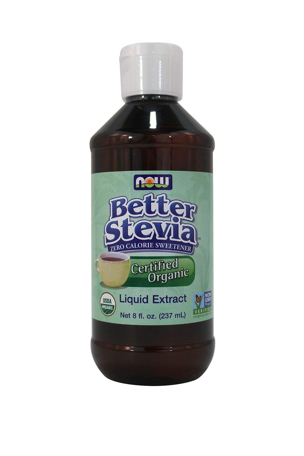 Edulcorante Líquido Now Foods Better Stevia Organic 240 Ml - Venta Internacional.