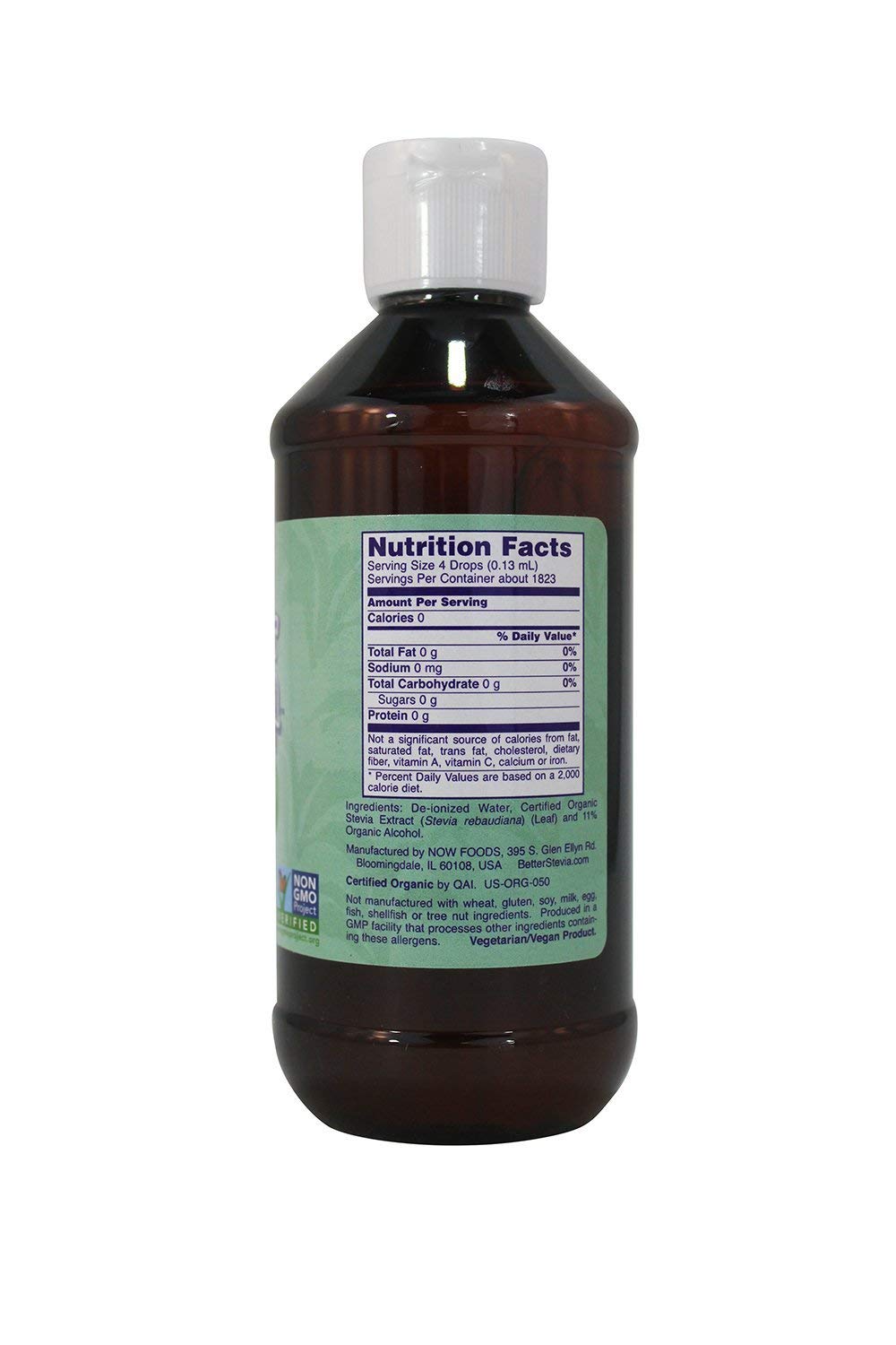 Foto 3 pulgar | Edulcorante Líquido Now Foods Better Stevia Organic 240 Ml - Venta Internacional.