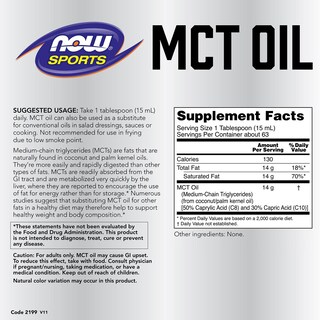 Foto 2 | Botella 100% De 946 Ml De Aceite Mct Now Foods - Venta Internacional.