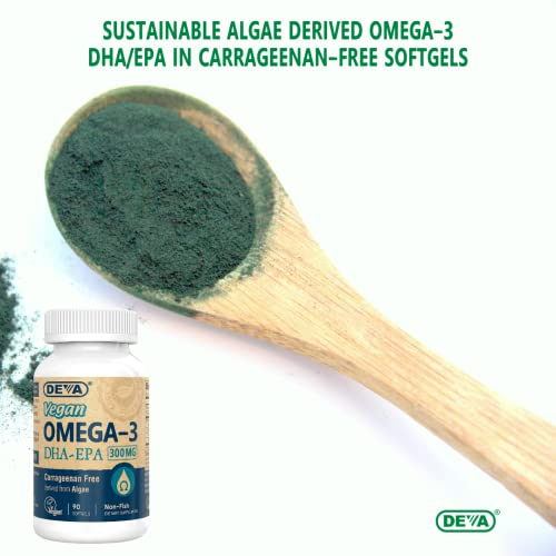 Foto 6 pulgar | Suplemento Deva Vegan Omega-3 Dha Epa 300 Mg 90 Cápsulas Blandas - Venta Internacional.