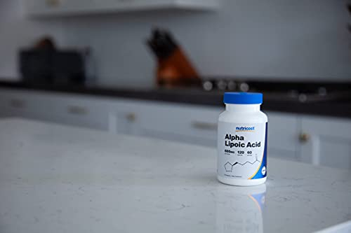Foto 8 pulgar | Suplemento Nutricost De Ácido Alfa Lipoico 600 Mg 120 Cápsulas - Venta Internacional.