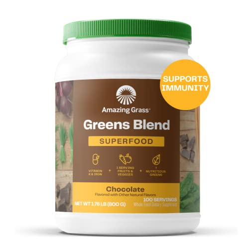 Superfood Amazing Grass Greens Blend Super Greens, 100 Porciones - Venta Internacional.