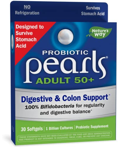 Foto 2 pulgar | Suplemento Nature's Way Probiotic Pearls Para Adultos De 50 Años O Más, 30 G - Venta Internacional.