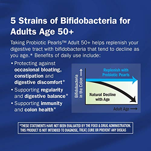 Foto 5 pulgar | Suplemento Nature's Way Probiotic Pearls Para Adultos De 50 Años O Más, 30 G - Venta Internacional.