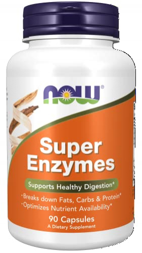 Suplementos Now Super Enzymes 90 Cápsulas - Venta Internacional.