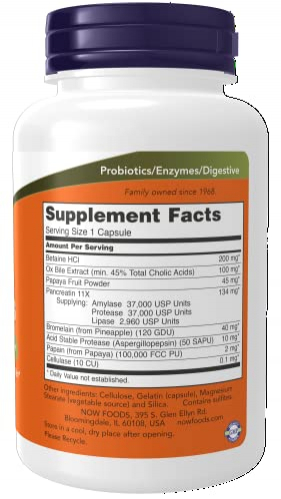 Foto 3 pulgar | Suplementos Now Super Enzymes 90 Cápsulas - Venta Internacional.