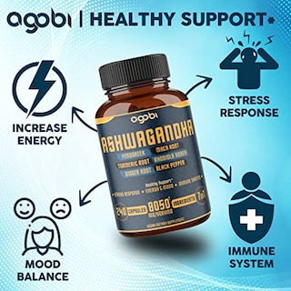 Foto 5 | Suplemento Agobi 7in1 Ashwagandha 8050 Mg Con Fenogreco 240 Ca - Venta Internacional.