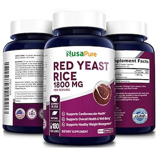 Foto 4 | Suplemento Nusapure De Arroz De Levadura Roja, 1800 Mg, 180 Cápsulas Vegetarianas - Venta Internacional.