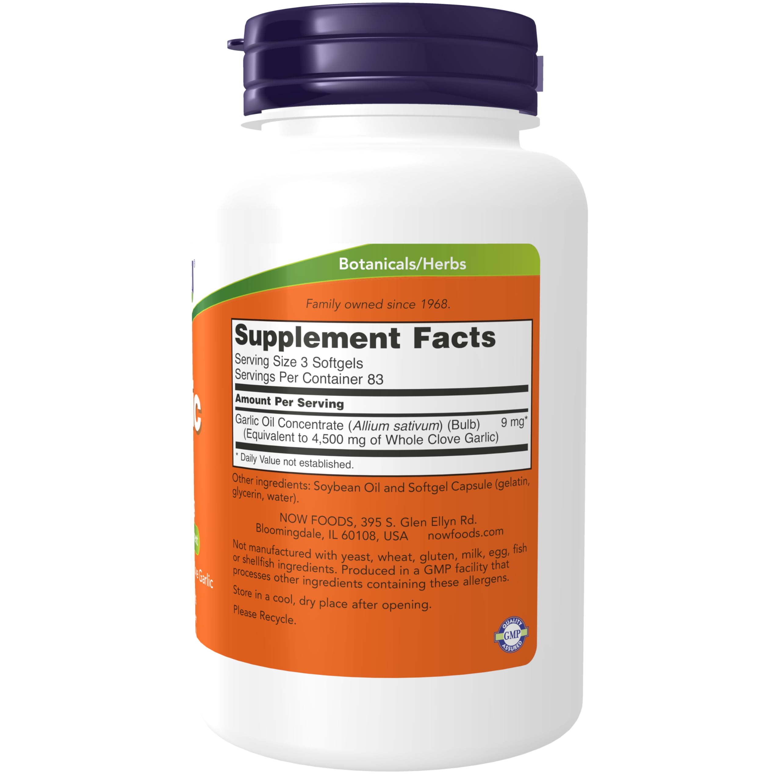 Foto 3 pulgar | Aceite De Ajo Supplement Now 1500 Mg 250 Cápsulas Blandas - Venta Internacional.