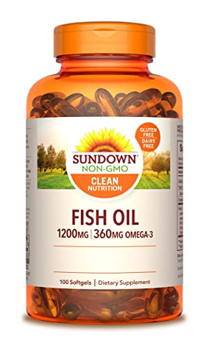 Suplemento Sundown Fish Oil Extra Strength, 1200 Mg, 100 G, 100 G - Venta Internacional.