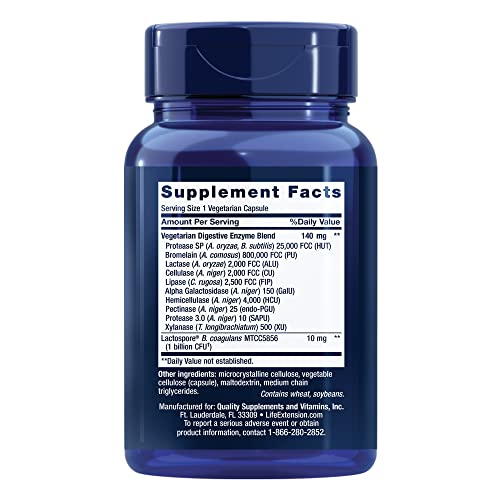 Foto 3 pulgar | Complementa Las Enzimas Superdigestivas Mejoradas Con Life Extension Y - Venta Internacional.