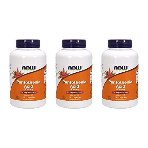 Foto 2 pulgar | Supplement Now Foods Ácido Pantoténico, 500 Mg, 250 Cápsulas (paquete De 3) - Venta Internacional.