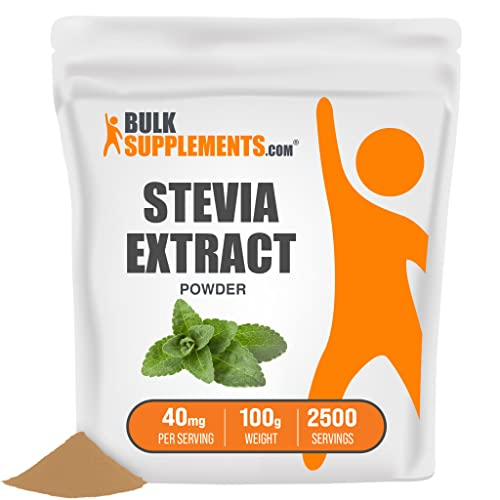 Foto 2 pulgar | Extracto De Stevia En Polvo Bulksupplements.com 100 G - Cero Calorías - Venta Internacional.
