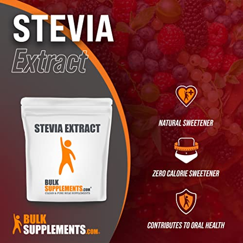 Foto 4 pulgar | Extracto De Stevia En Polvo Bulksupplements.com 100 G - Cero Calorías - Venta Internacional.