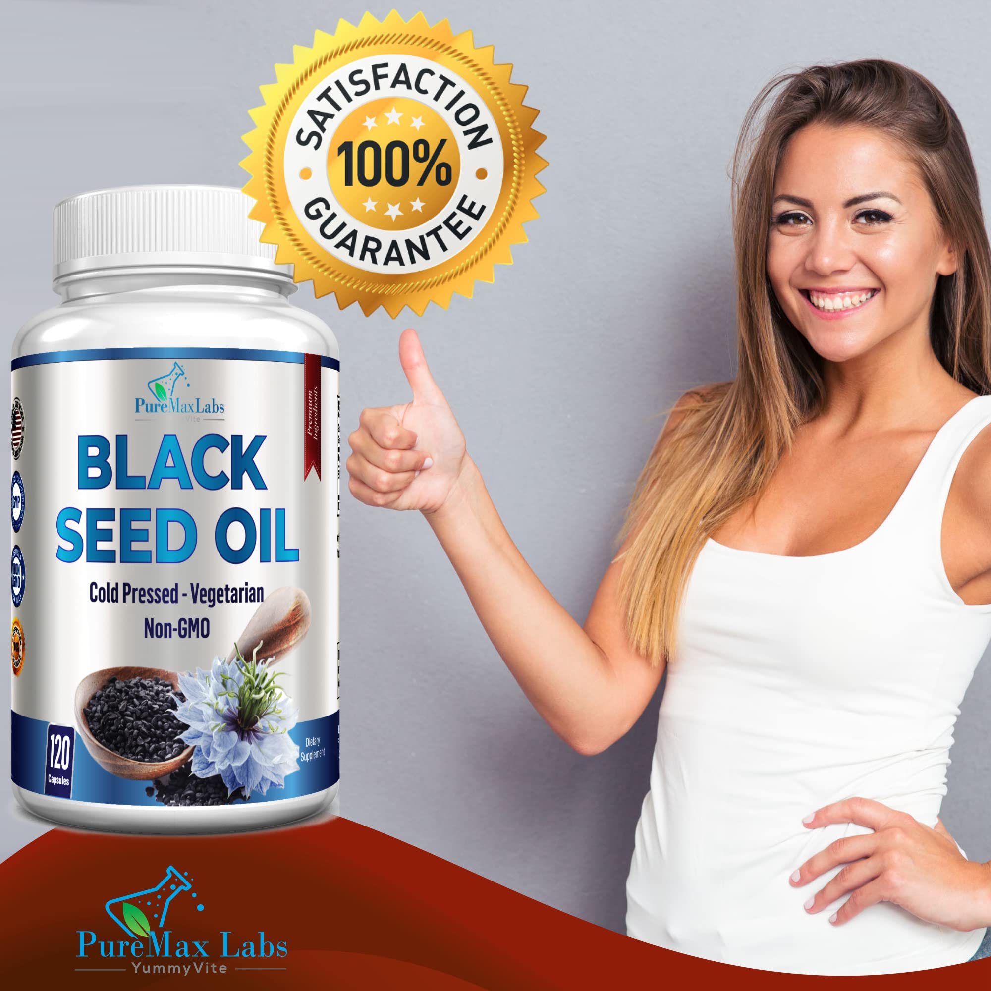 Foto 5 pulgar | Suplemento Yummyvite De Aceite De Semillas Negras Prensado En Frío, 120 Cápsulas - Venta Internacional.